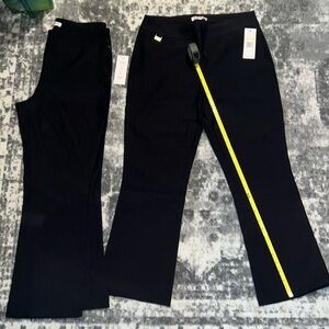 Nanette Lepore kick flare ankle pants * 2 pair * NWT